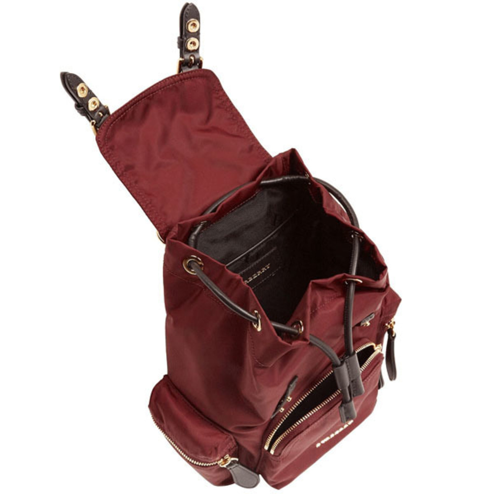 Burberry Rucksack Outlet Red Nylon - Picture 3 of 4